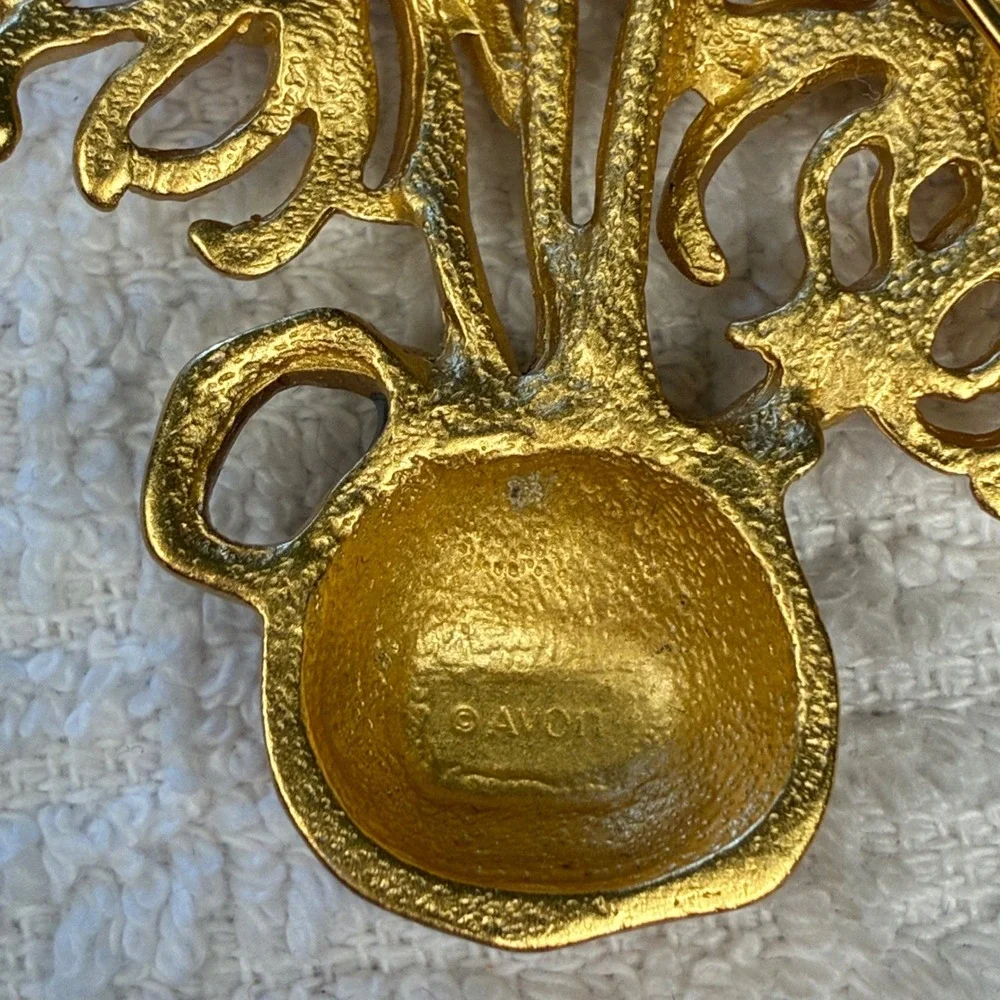 VIntage Yves Saint Laurent for Avon Van Gogh Sunflowers 90s Collection Brooch